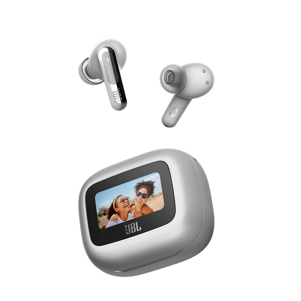 Наушники TWS JBL Live Beam 3, серебристый (JBLLIVEBEAM3SIL)