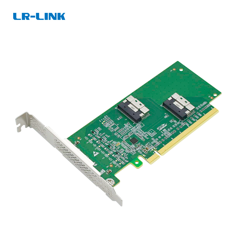 Адаптер HBA LR-Link, NVMe, 4-port (SlimSAS), PCI-Ex16, Retail (LRNV9F14)