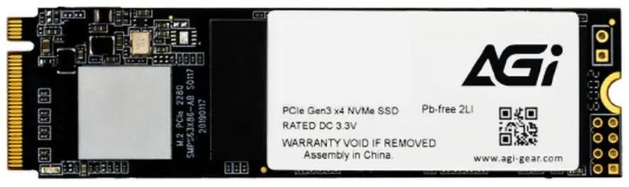 Твердотельный накопитель (SSD) AGI 1Tb AI298 AGI1T0GIMAI298, 2280, M.2, NVMe (AGI1T0GIMAI298) Retail