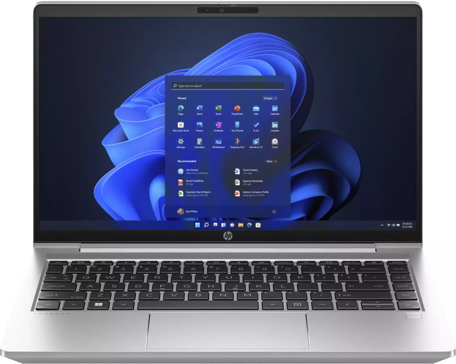 Работа и бизнес  E2E4 Ноутбук HP ProBook 440 G10 14 IPS 1920x1080, Intel Core i7 1355U 1.7 ГГц, 8Gb RAM, 512Gb SSD, без OC, серебристый (967U1ET)