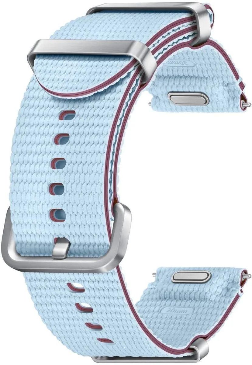 Ремешок Samsung Galaxy Watch для Samsung Galaxy Watch 4/4 Classic, M/L, нейлон, голубой (ET-SOL31LLEGRU)