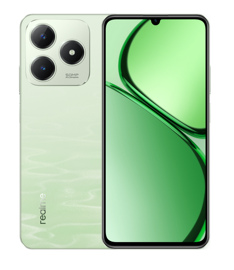 Смартфон Realme C63, 6.74 1600x720 LCD, Unisoc T612, 8Gb RAM, 256Gb, 3G/4G, NFC, Wi-Fi, BT, 2xCam, 2-Sim, 5000 мА⋅ч, USB Type-C, Android 14, зеленый (RLM-3939.8-256.GN)