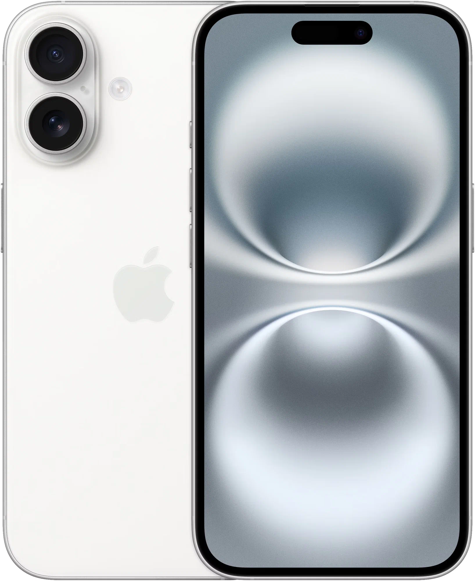 Смартфон Apple iPhone 16 A3287, 6.1 2556x1179 OLED, Apple A18, 8Gb RAM, 256Gb, 3G/4G/5G, NFC, Wi-Fi, BT, 2xCam, 2-Sim (nano SIM+eSIM), USB Type-C, iOS 18, белый (MYEF3HN/A)
