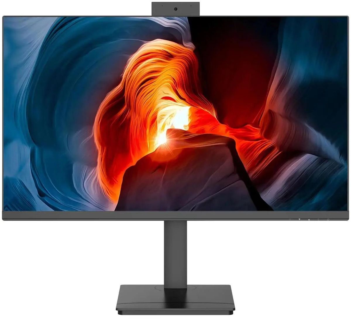 Монитор 27 NPC MF2712-B IPS, 1920x1080 (16:9), 300кд/м2, 100 Гц, 4 мс, 178°/178°, VGA, HDMI, DisplayPort, USB-Hub, веб-камера, черный (MF2712-B)