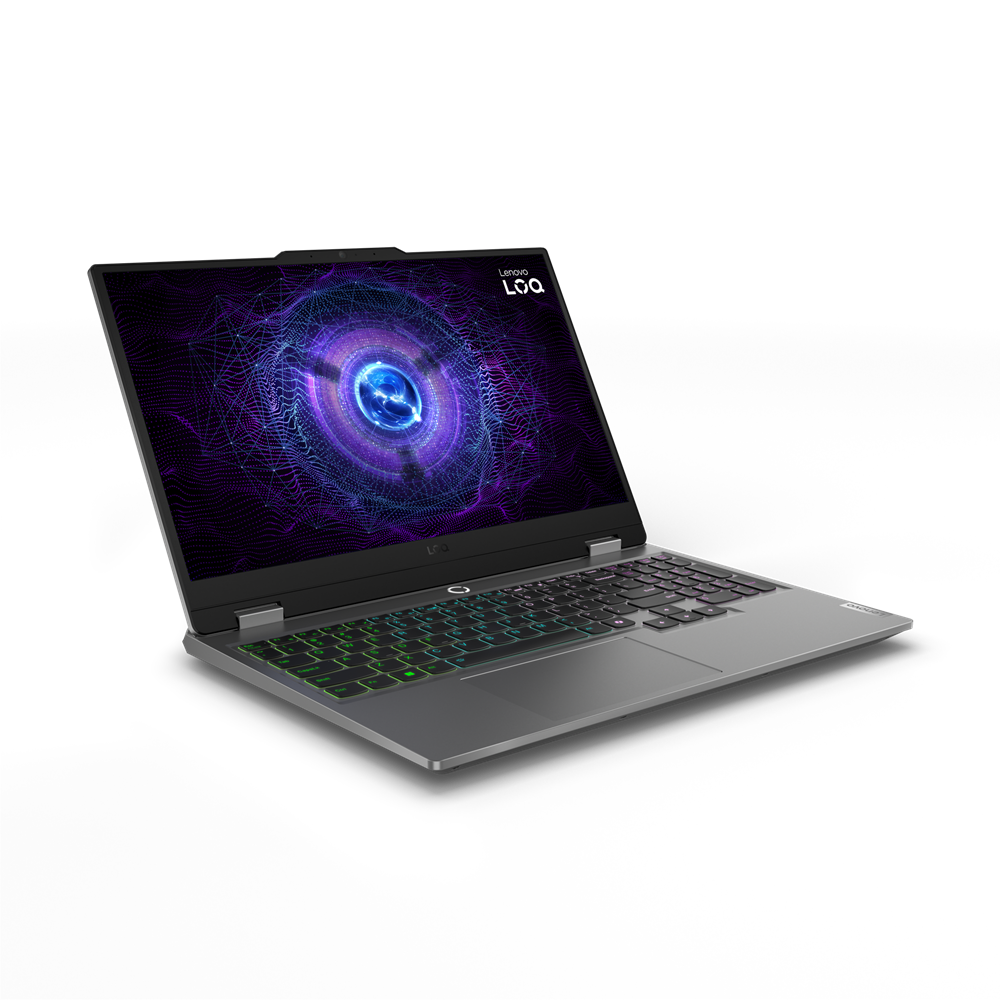 Игровые  E2E4 Ноутбук Lenovo LOQ 15IAX9 15.6 IPS 1920x1080, Intel Core i5 12450HX 2 ГГц, 16Gb RAM, 512Gb SSD, NVIDIA GeForce RTX 4050-6Gb, без OC, серый (83GS00EPRK)