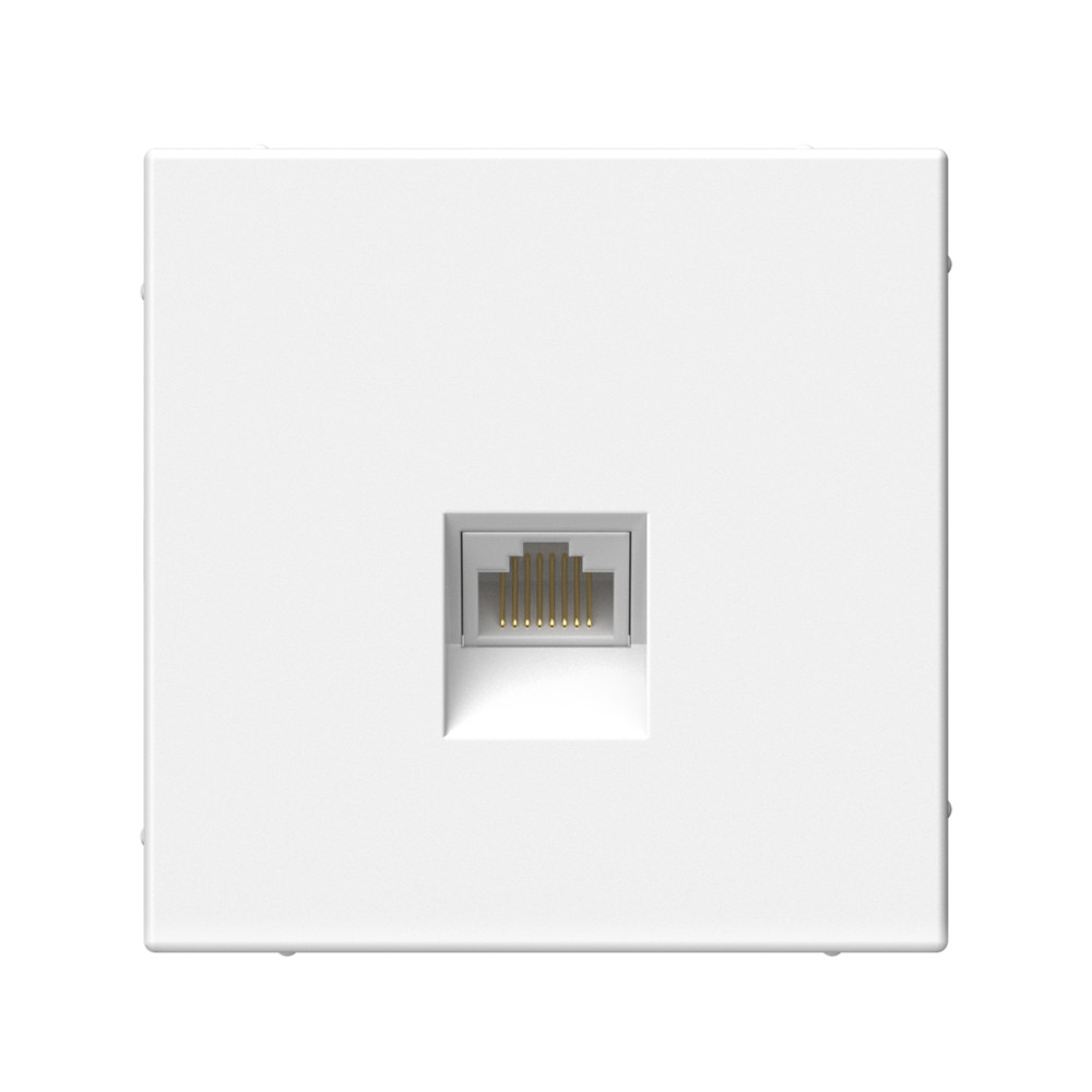 Розетка RJ-45 скрытый монтаж категория 5e, белый, Systeme Electric ArtGallery (GAL000183)