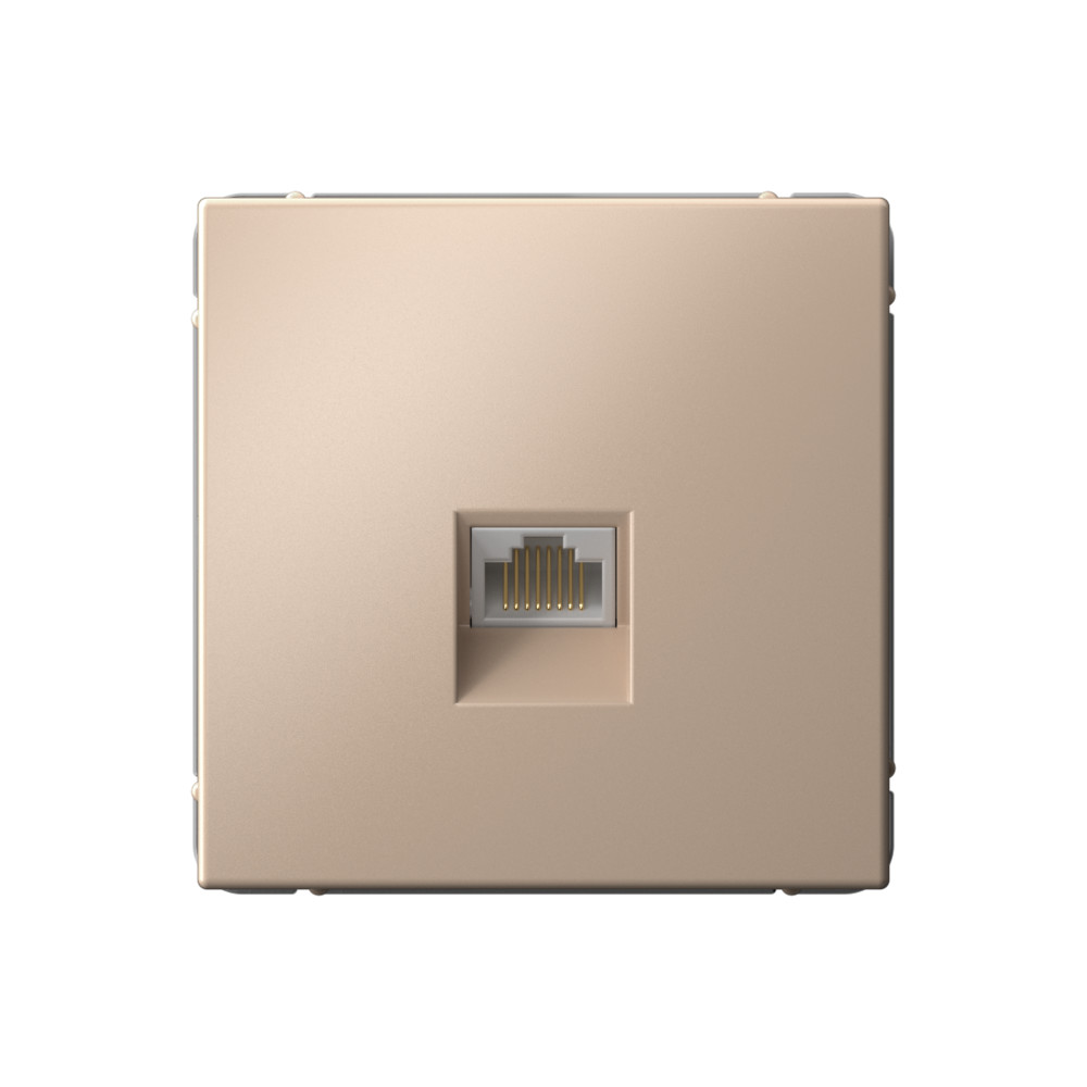 Розетка RJ-45 скрытый монтаж категория 5e, IP20, песочный, Systeme Electric ArtGallery (GAL001283)