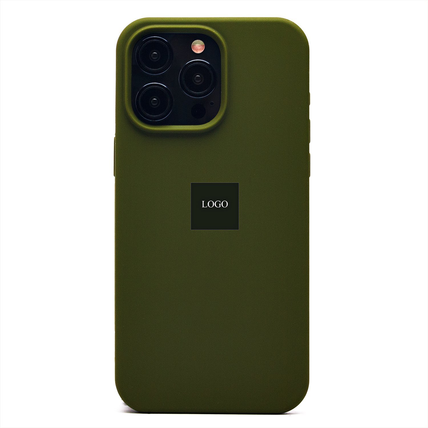 Чехол-накладка ORG Soft Touch для смартфона Apple iPhone 15 Pro Max, силикон, темно-зеленый (235572)