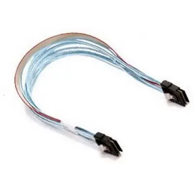 Серверные кабели, шлейфы  E2E4 Кабель SuperMicro CBL-SAST-1046, SFF-8654 (SlimLine SAS x4) - SFF-8654 (SlimLine SAS x4), 39 см, голубой (CBL-SAST-1046)