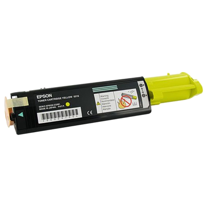 Картридж лазерный Epson 0316/C13S050316, желтый, 1шт., 5000 страниц, оригинальный, для Epson AcuLaser CX21N / CX21NF