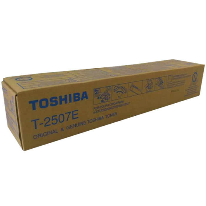 Картридж лазерный Toshiba T-2507E, черный, 1шт., 12000 страниц, оригинальный, для Toshiba E-studio 2006 / 2007 / 2506 / 2507