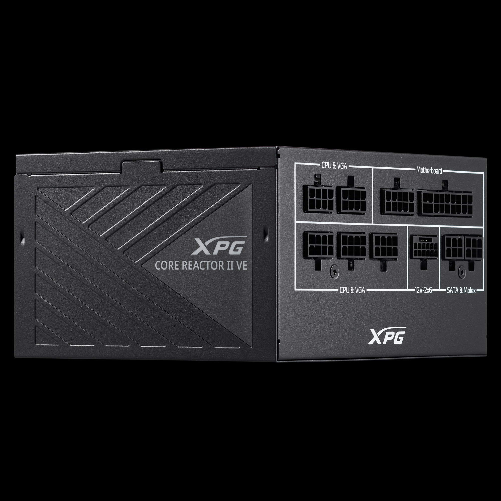 Блок питания 750 Вт ATX XPG CORE REACTOR II VE, 120 мм, 80 Plus Gold, Retail (COREREACTORIIVE750G-BKCEU)