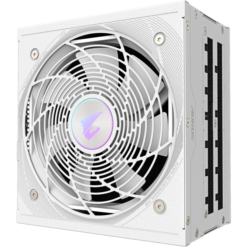 Блок питания 1000 Вт ATX GIGABYTE AE1000PM PG5 ICE, 120 мм, 80 Plus Platinum, Retail (GP-AE1000PM PG5 ICE)