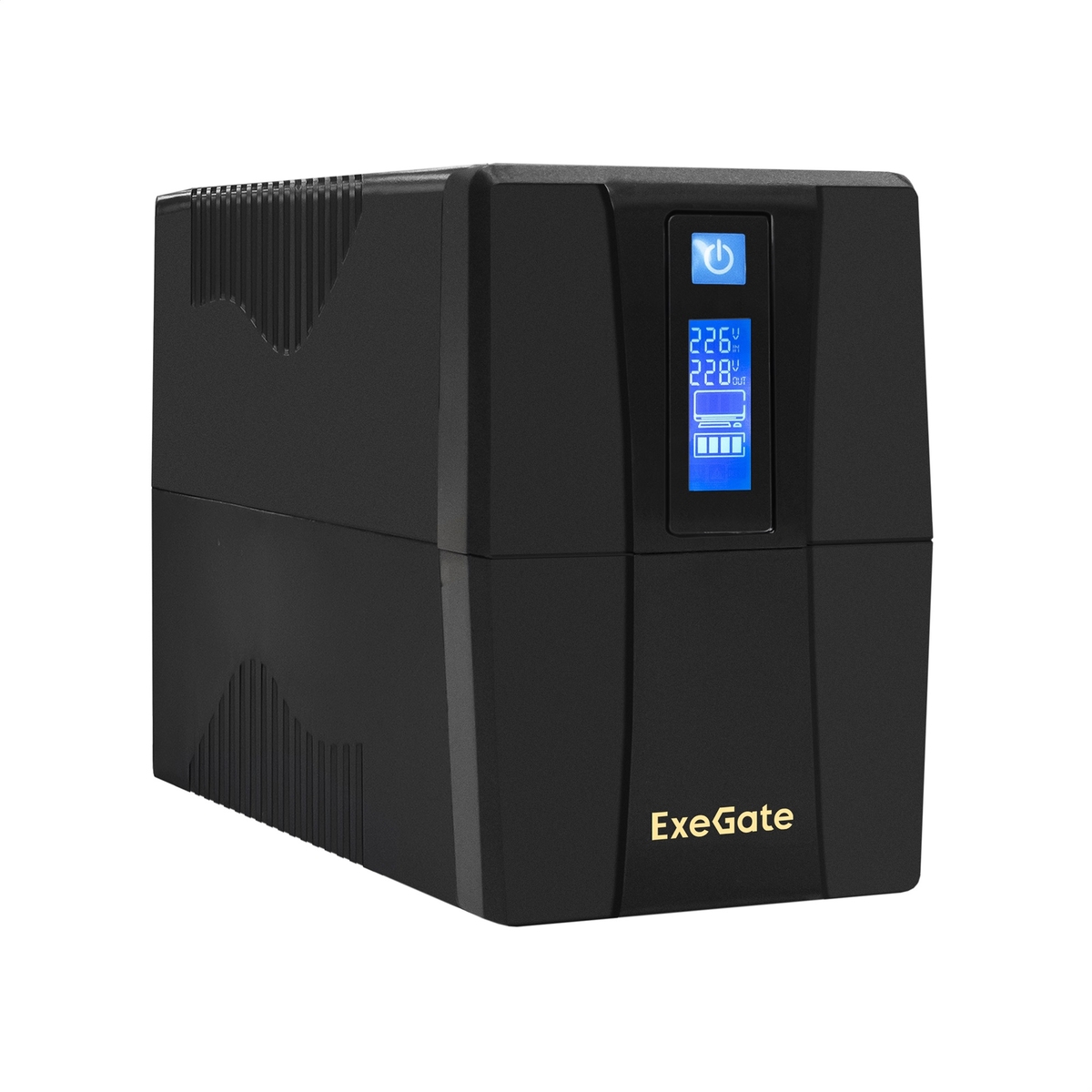 ИБП ExeGate SpecialPro Smart LLB-600.LCD.AVR.4C13, 600 VA, 360 Вт, IEC, розеток - 4, черный (EP285586RUS)