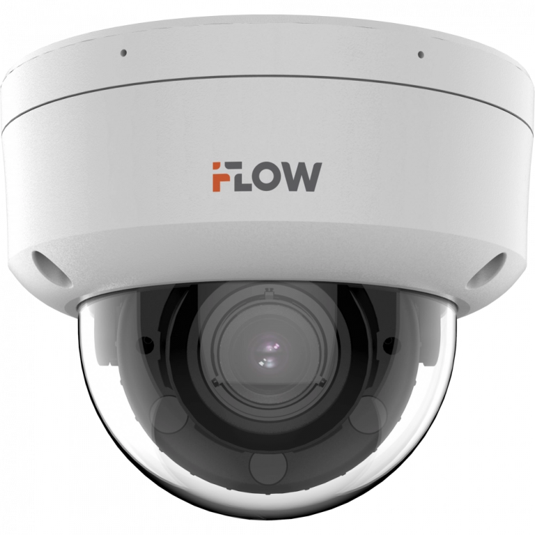 IP-камера iFlow F-IC-2722C2MSZ4 2.8 мм - 12 мм, уличная, купольная, 2 Мпикс, CMOS, до 1920x1080, до 25 кадров/с, LED/ИК подсветка 40м, POE, -40 °C/+60 °C, белый (F-IC-2722C2MSZ4)