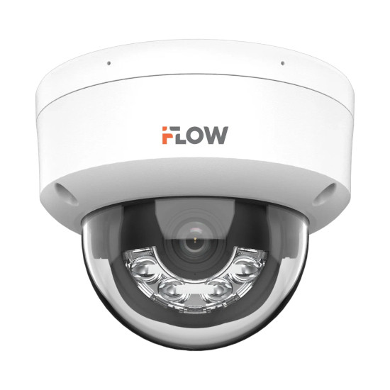 IP-камера iFlow F-IC-1422CM 2.8 мм, уличная, купольная, 2 Мпикс, CMOS, до 1920x1080, до 25 кадров/с, LED/ИК подсветка 30м, POE, -40 °C/+60 °C, белый (311329429)