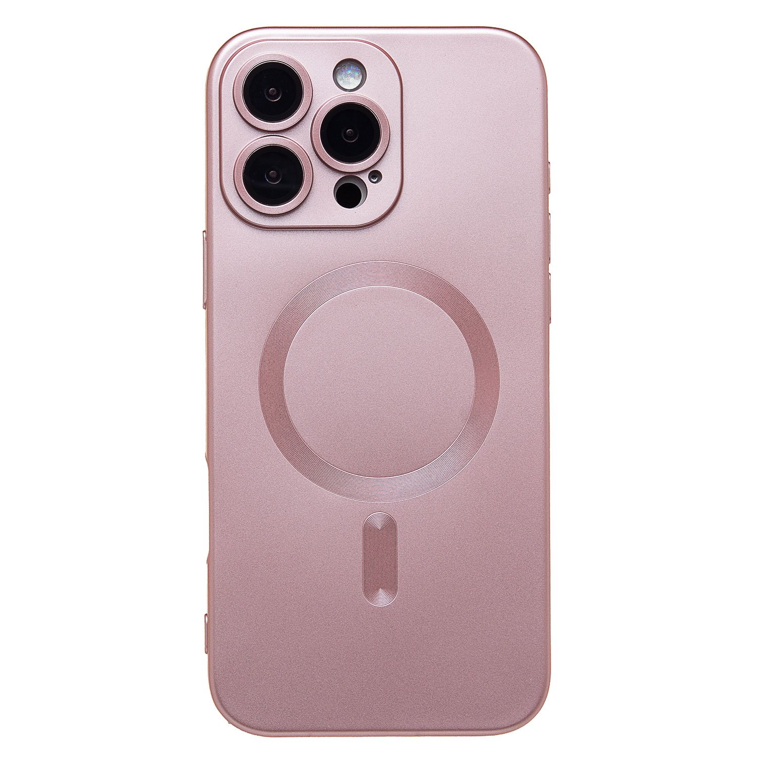 Чехол-накладка Activ SM020 Matte SafeMag для смартфона Apple iPhone 16 Pro Max, силикон, светло-розовый (234690)