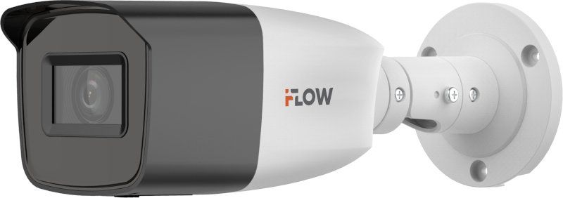 Аналоговые камеры Камера HD-TVI/AHD/CVI/CVBS iFlow F-AC-2621Z уличная, корпусная, 2 Мпикс, CMOS, до 1920x1080, ИК подсветка 40 м, -40 - +60, белый (F-AC-2621Z)