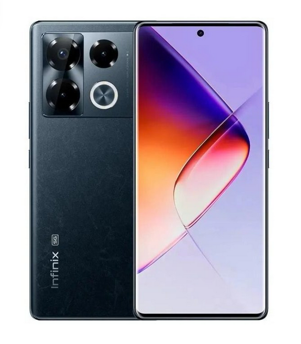 Смартфон Infinix NOTE 40 PRO, 6.78 2460x1080 AMOLED, MediaTek Helio G99, 12Gb RAM, 256Gb, 3G/4G, NFC, Wi-Fi, BT, 3xCam, 2-Sim, 5000 мА⋅ч, USB Type-C, Android 13, черный (10057490)
