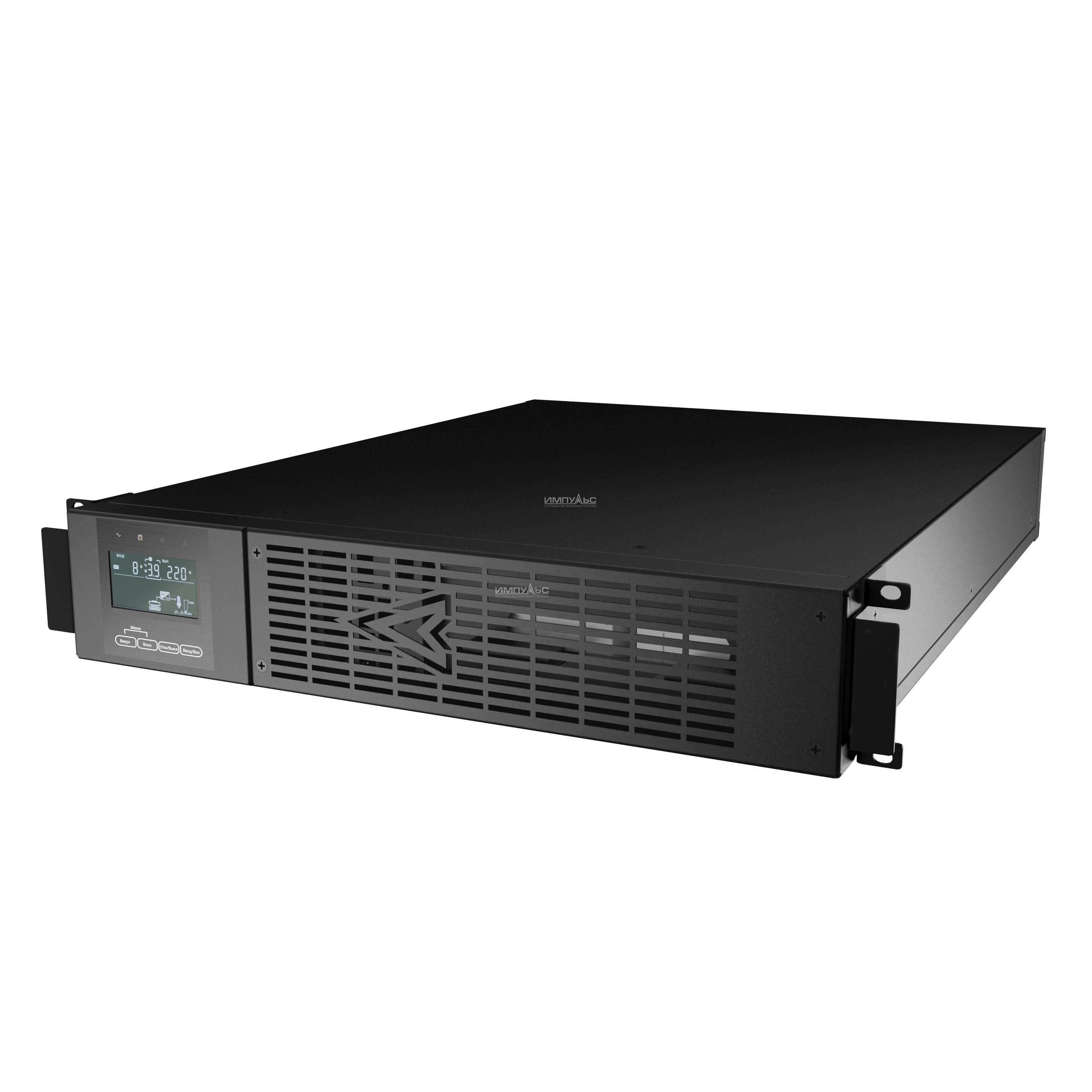 ИБП Импульс ФОРВАРД 1000, 1000 В·А, 1 кВт, IEC, розеток - 8, USB, черный (FW10201)