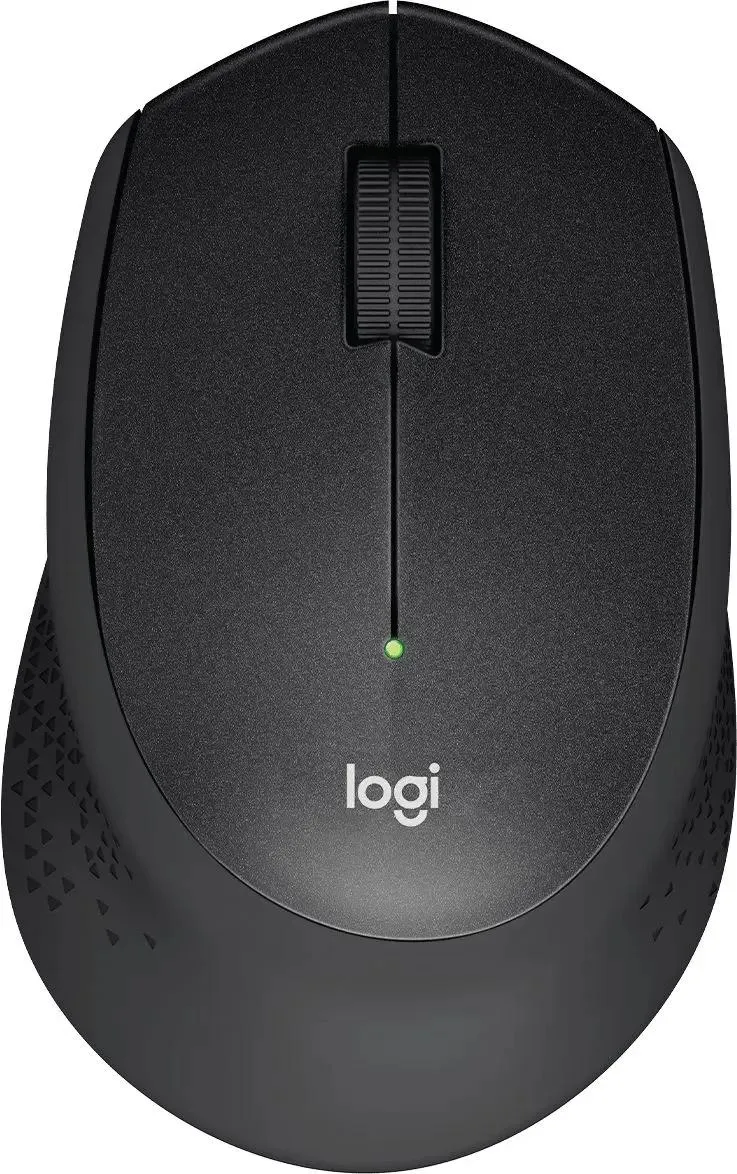 Мышь беспроводная Logitech M330 SILENT PLUS Black, 1000dpi, оптическая светодиодная, USB, черный (910-004924)