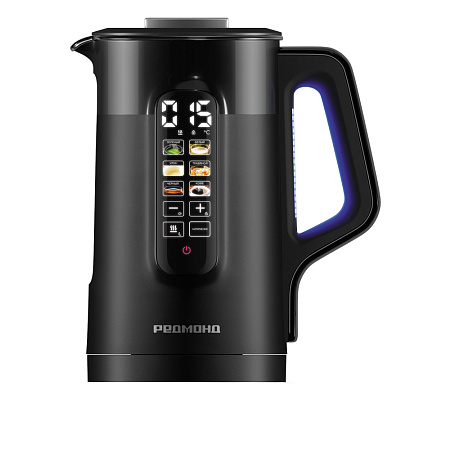 Чайник электрический REDMOND KG225 1.5л. 2.2 кВт, стекло/пластик, черный ( KG225)