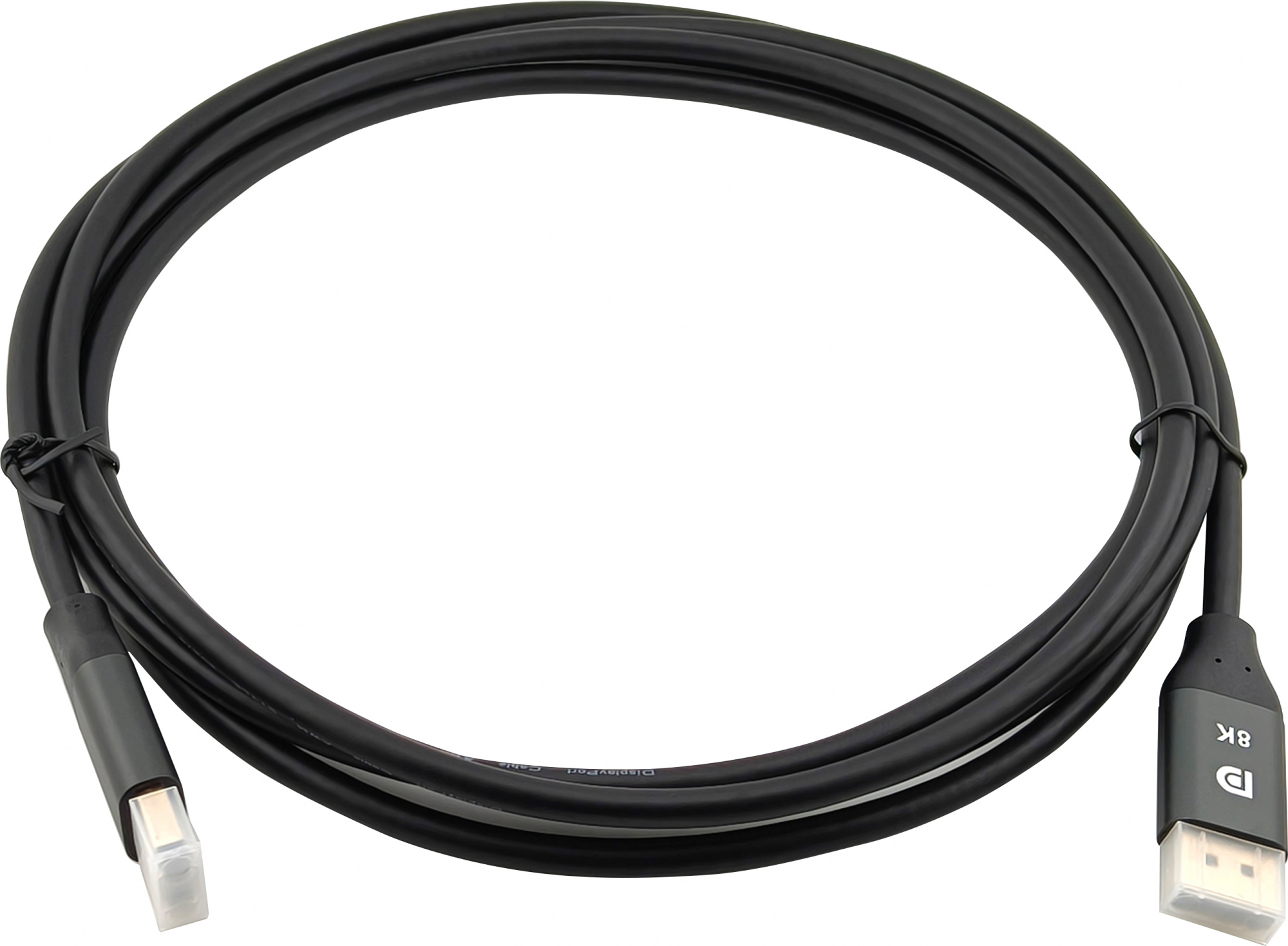 Кабель DisplayPort(19M)-DisplayPort(19M) v1.4 4K, экранированный, 3 м, черный Cactus CS-DP-DP-1.4-3 (CS-DP-DP-1.4-3)
