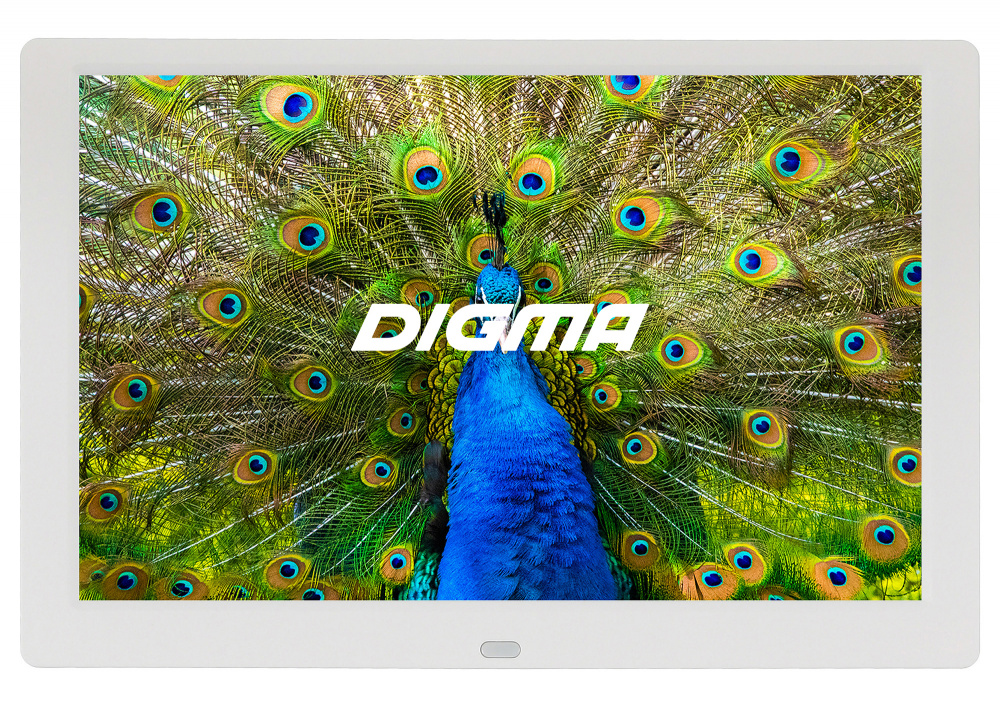 Цифровые фоторамки  E2E4 Цифровая фоторамка Digma PF-1043 1280 x 800, белый