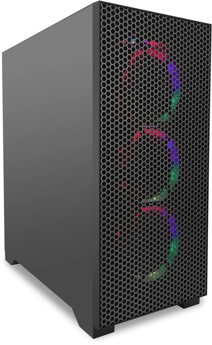 Системный блок IRU Game 710Z7GP TWR, Intel Core i7 12700F 2.1 ГГц, 64Gb RAM, 1Tb SSD, NVIDIA GeForce RTX 4060Ti 8Gb, без ОС, черный (2075023)