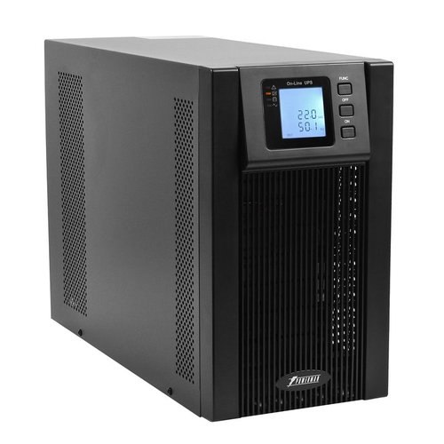 ИБП Powerman Online 2000, 2000 В·А, 1.8 кВт, EURO, розеток - 3, USB, черный (6046352/6120490)