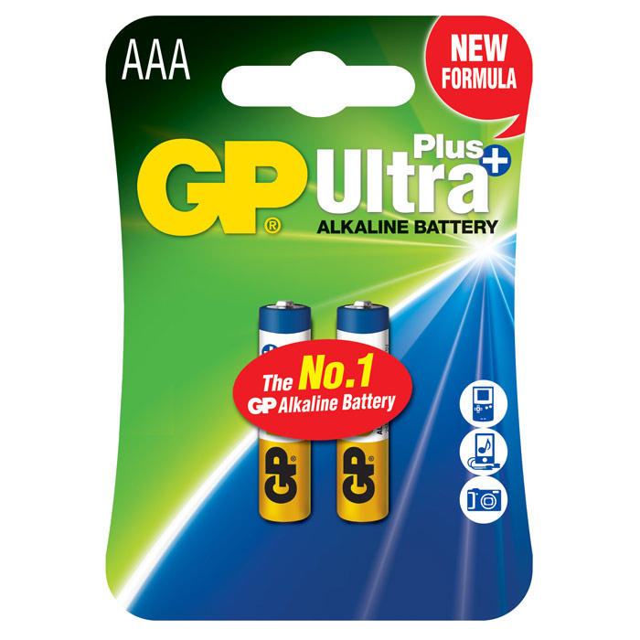 Элементы питания Батарея GP 24AUP-CR2, AAA, 1.5V 2шт