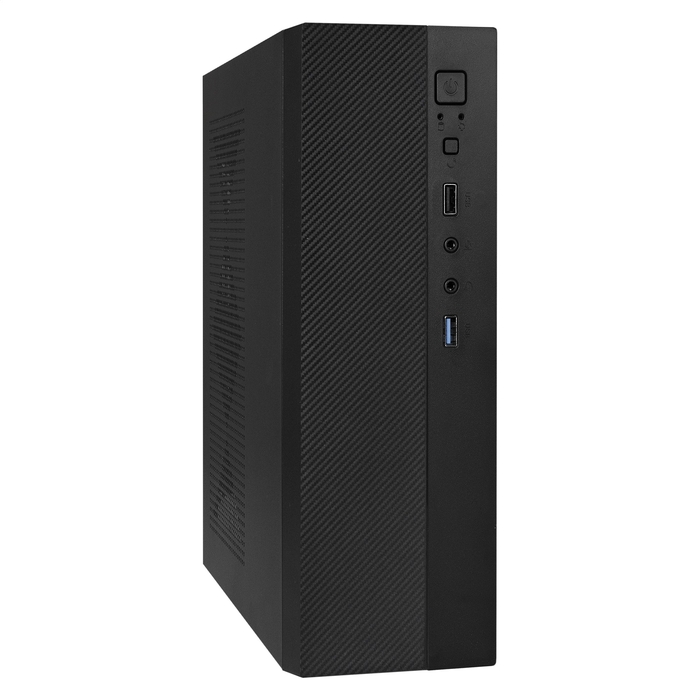 Корпус ExeGate MI-301U, mATX, Mini-Tower, USB 3.0, черный, без БП (EX291267RUS)