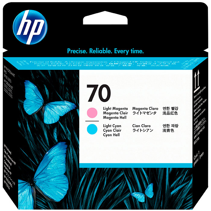 Печатающая головка HP No. 70 Light-Cyan and Light-Magenta, для Designjet Z3100 (C9405A)