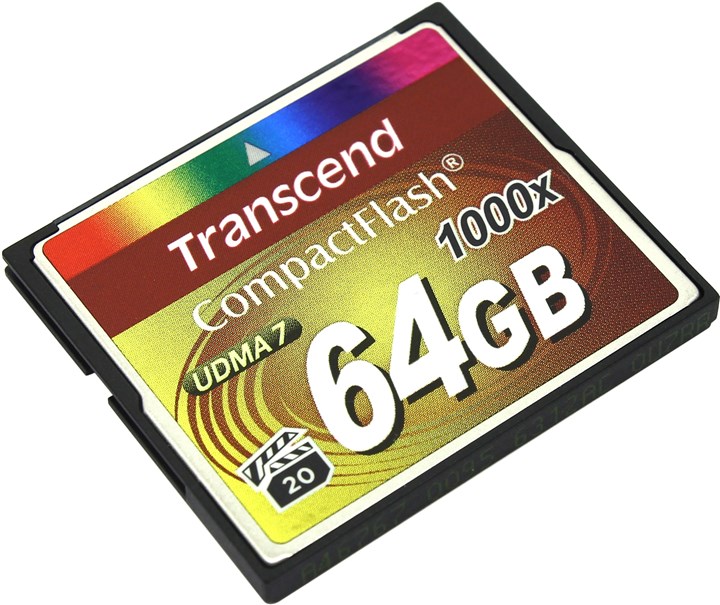 Карта памяти 64Gb CompactFlash Transcend 1000X UHS-I U1