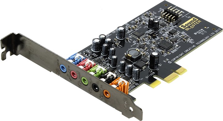 Звуковая карта внутренняя Creative Audigy Fx, 5.1, PCI-E, Retail (70SB157000000)