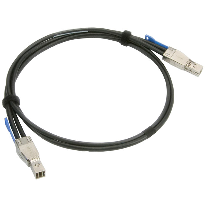 Серверные кабели, шлейфы Кабель SuperMicro CBL-SAST-0573, SFF-8644 (mini SAS HD) - SFF-8644 (mini SAS HD), 1 м, черный (CBL-SAST-0573)