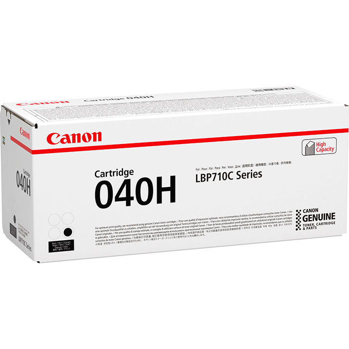 Картридж лазерный Canon 040HBk/0461C001, черный, 12500 страниц, оригинальный для Canon LBP710Cx/712Cx