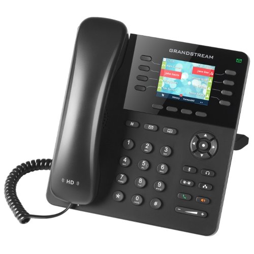 VoIP телефоны  E2E4 VoIP-телефон Grandstream GXP2135, 8 линий, цветной дисплей, PoE