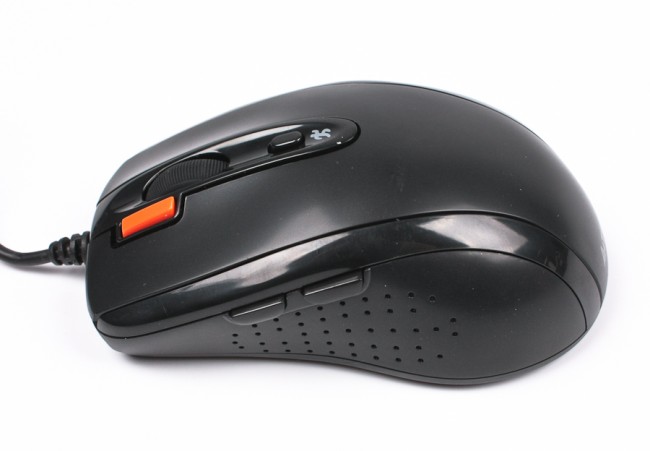 Мышь проводная A4Tech N-70FX, 1600dpi, оптическая светодиодная, USB, черный