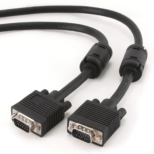 Кабель VGA(15M)-VGA(15M), 15 м, черный Cablexpert