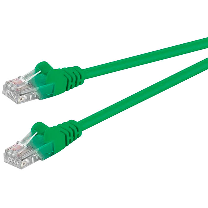 Патч-корд UTP кат.5e, 0.3 м, RJ45-RJ45, зеленый, CCA, Exegate UTP-RJ45-RJ45-5e-0,3M-GN (EX258665RUS)