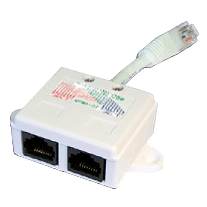   E2E4 Разветвитель (Y-адаптер) Cat.5e RJ-45/2RJ-45 экранированный, TWT (TWT-Y-BRIDGE-S)
