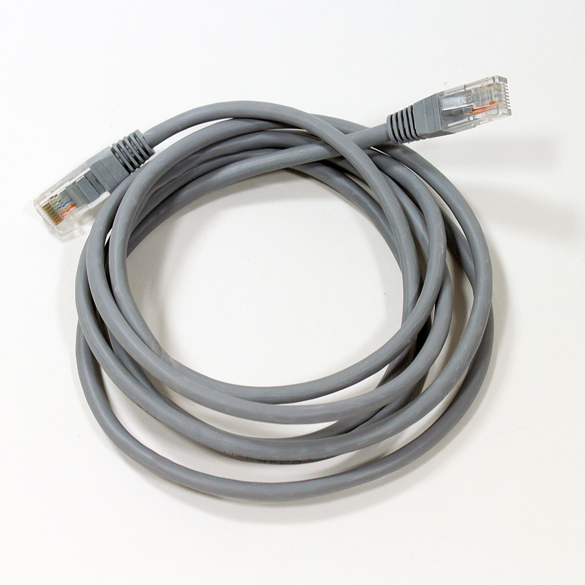 Патч-корд UTP кат.5e, 2м, RJ45-RJ45, серый, TELECOM (NA102--2.0M)