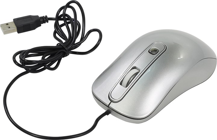 Мышь проводная Oklick 155M Optical mouse Black USB, 1600dpi