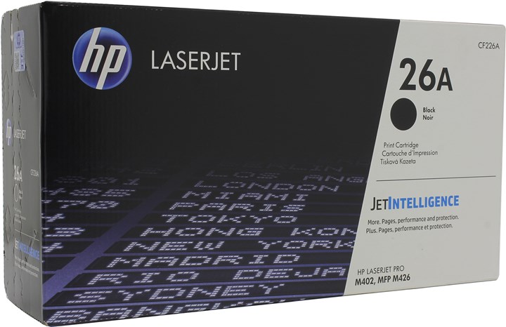   E2E4 Картридж лазерный HP 26A/CF226A, черный, 3100 страниц, оригинальный для HP LaserJet Pro M402d / M402dn / M402n / M402dw / M426fdn / M426fdw