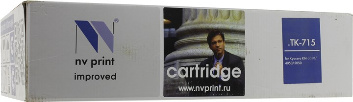 Картридж лазерный NV Print NV-TK715 (TK-715), черный, 34000 страниц, совместимый, для Kyocera KM-3050, KM-4050, KM-5050