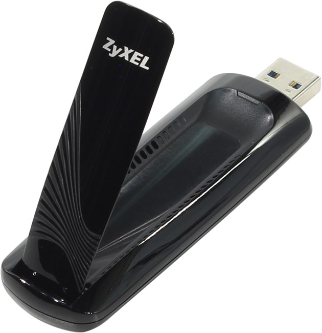 Адаптер Wi-Fi ZYXEL NWD6605, 802.11a/b/g/n/ac, 2.4 / 5 ГГц, до 867 Мбит/с, USB, внешних антенн: 1 (NWD6605-EU0101F)