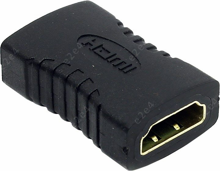 Переходник (адаптер) HDMI(19F)-HDMI(19F), черный ORIENT