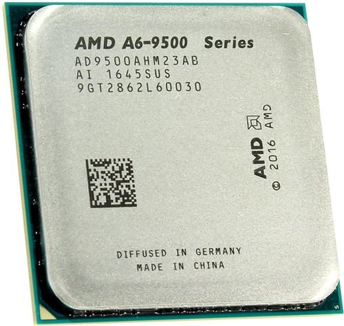 Процессор AMD A6-9500 Bristol Ridge, 2C/2T, 3500MHz 1Mb TDP-65 Вт SocketAM4 tray (OEM) (AD9500AGM23AB/AD9500AGAB)