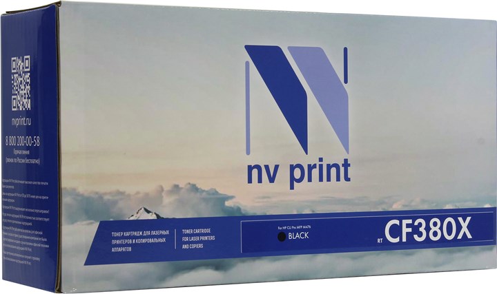 Картридж лазерный NV Print NV-CF380XBk (312X), черный, 4400 страниц, совместимый, для CLJP MFP M476 series